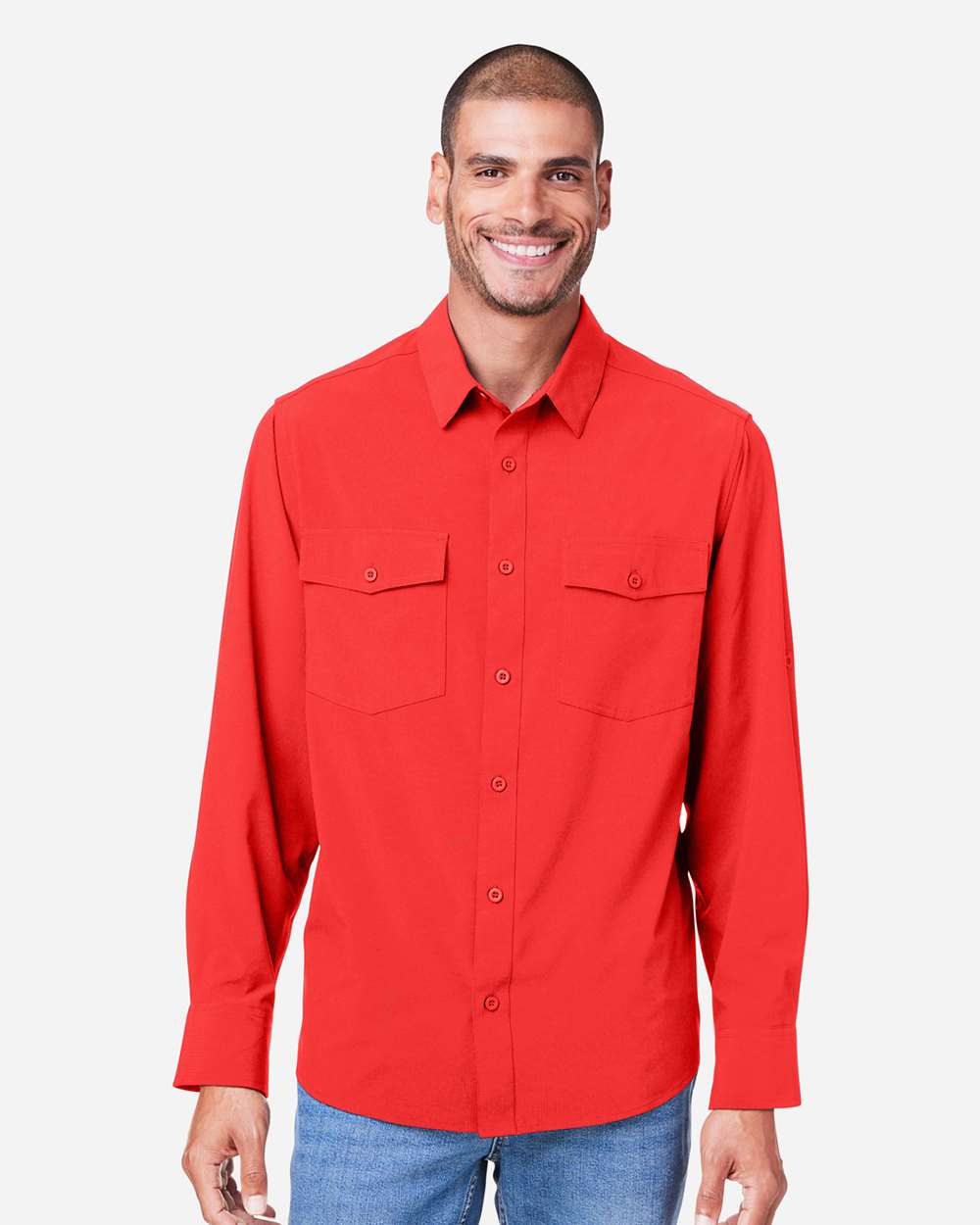 Core365 Men's Ultra UVP® Marina Shirt - CE510L Marina Red