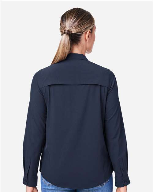 Core365 Women's Ultra UVP® Marina Shirt - CE510LW Classic Navy