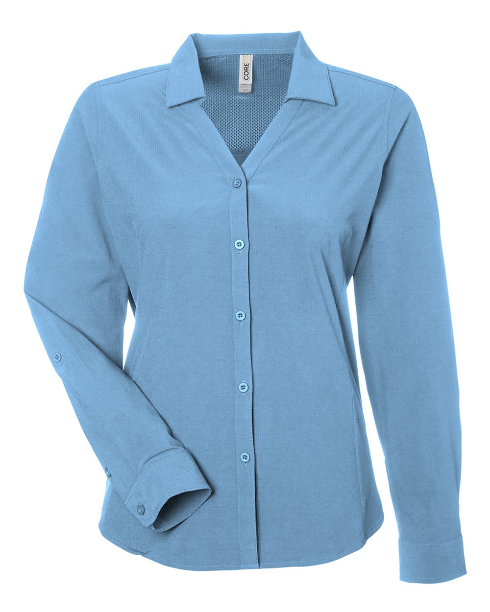 Core365 Women's Ultra UVP® Marina Shirt - CE510LW Columbia Blue
