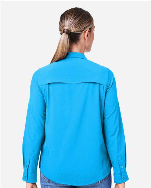 Core365 Women's Ultra UVP® Marina Shirt - CE510LW Electric Blue