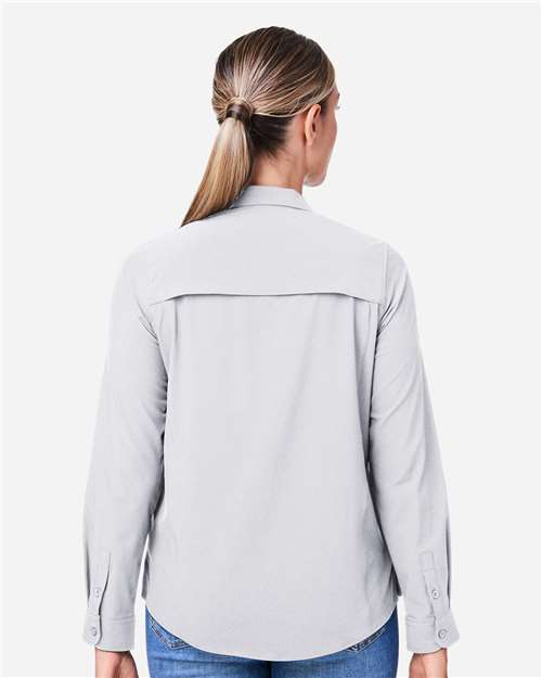 Core365 Women's Ultra UVP® Marina Shirt - CE510LW Platinum