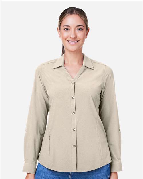 Core365 Women's Ultra UVP® Marina Shirt - CE510LW Stone