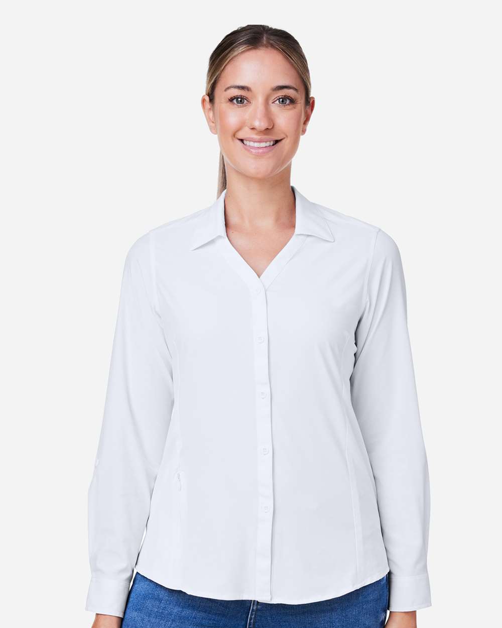 Core365 Women's Ultra UVP® Marina Shirt - CE510LW White
