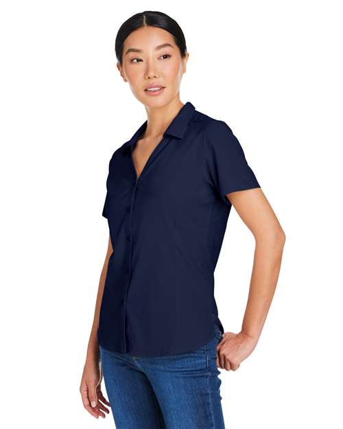 Core365 Women's Ultra UVP® Marina Shirt - CE510W Classic Navy
