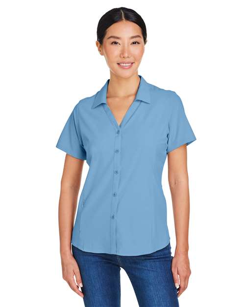 Core365 Women's Ultra UVP® Marina Shirt - CE510W Columbia Blue