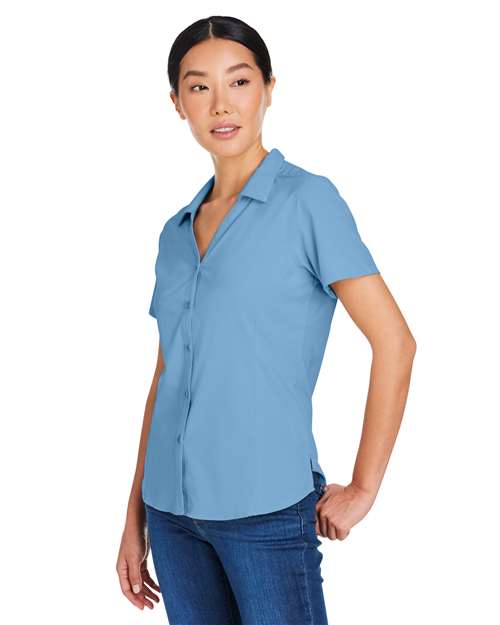 Core365 Women's Ultra UVP® Marina Shirt - CE510W Columbia Blue