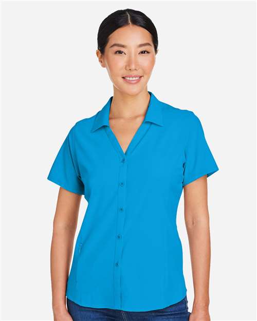 Core365 Women's Ultra UVP® Marina Shirt - CE510W Electric Blue