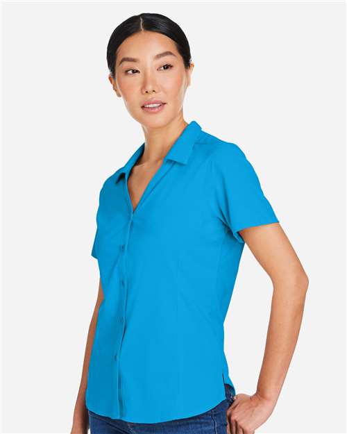 Core365 Women's Ultra UVP® Marina Shirt - CE510W Electric Blue