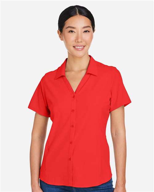 Core365 Women's Ultra UVP® Marina Shirt - CE510W Marina Red