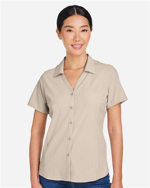 Core365 Women's Ultra UVP® Marina Shirt - CE510W Stone