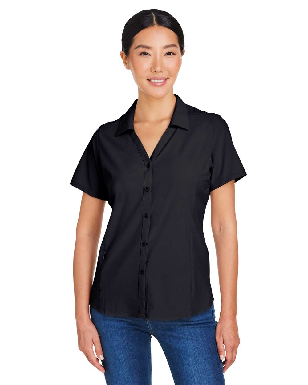 Core365 Women's Ultra UVP® Marina Shirt - CE510W Black