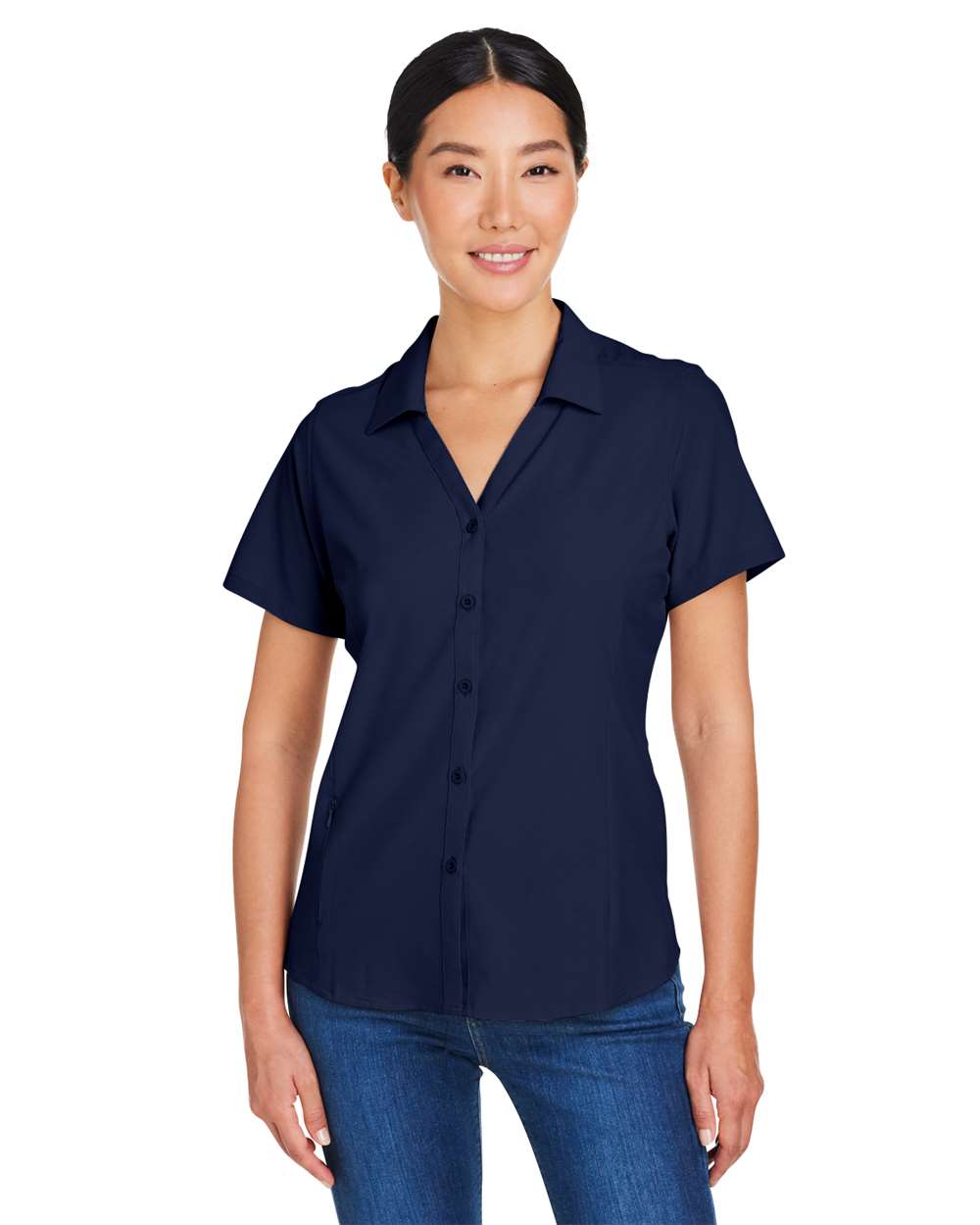 Core365 Women's Ultra UVP® Marina Shirt - CE510W Classic Navy