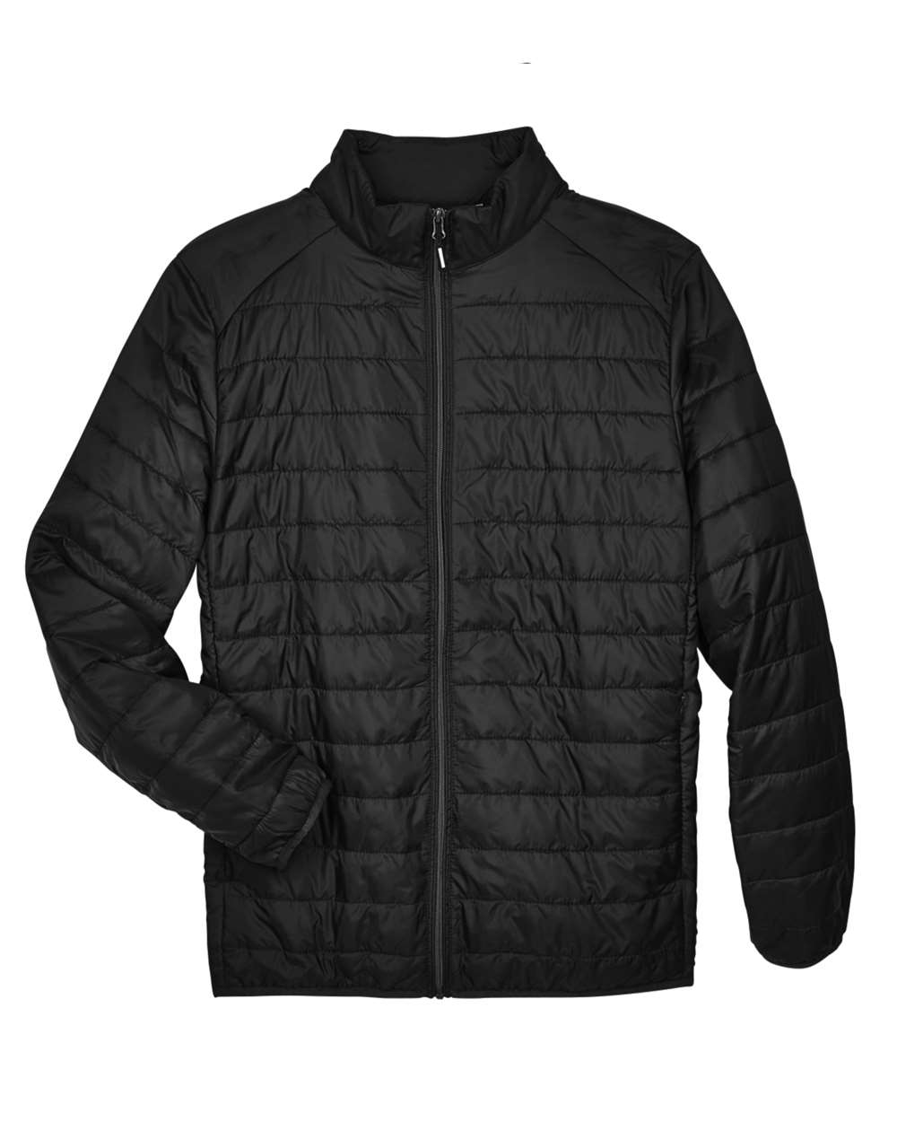 Core365 Men's Prevail Packable Puffer Jacket - CE700 Black