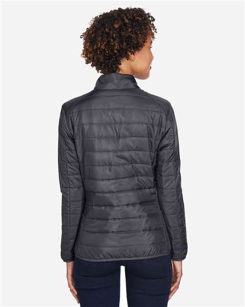 Core365 Women's Prevail Packable Puffer Jacket - CE700W Carbon