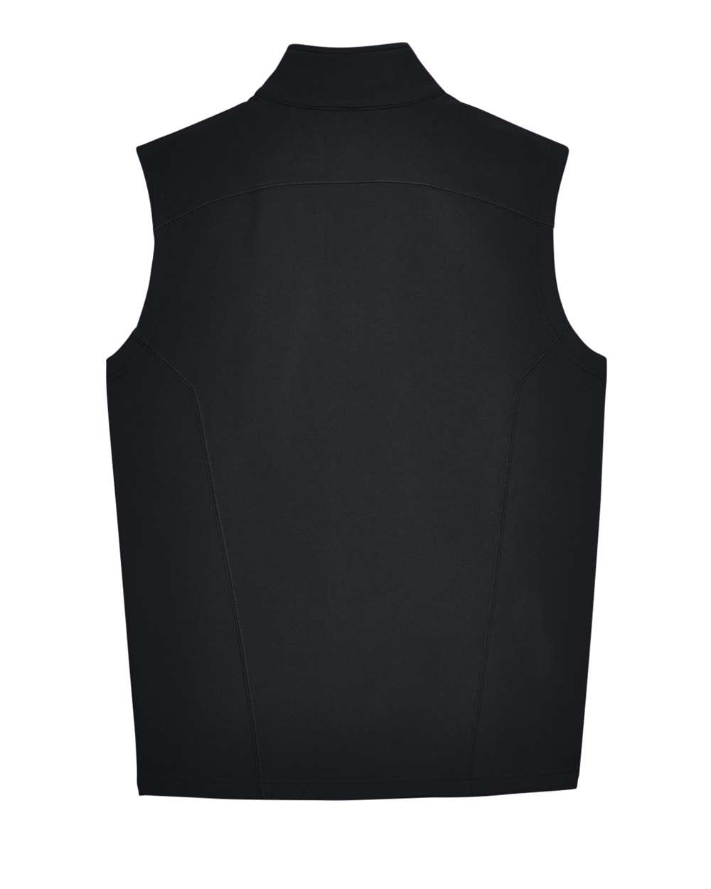 Core365 Men's Cruise Two-Layer Fleece Bonded Soft Shell Vest - CE701 Black