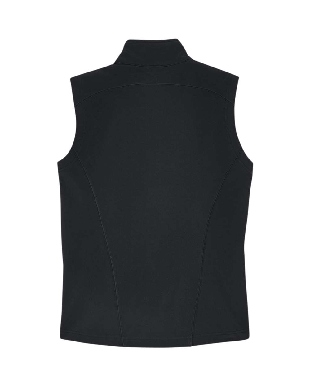 Core365 Women's Cruise Two-Layer Fleece Bonded Soft Shell Vest - CE701W Black