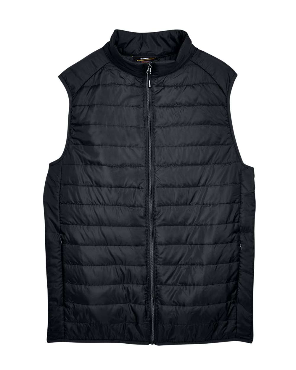 Core365 Men's Prevail Packable Puffer Vest - CE702 Black