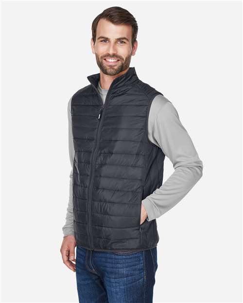 Core365 Men's Prevail Packable Puffer Vest - CE702 Carbon