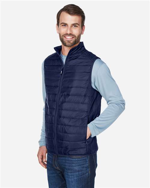 Core365 Men's Prevail Packable Puffer Vest - CE702 Classic Navy