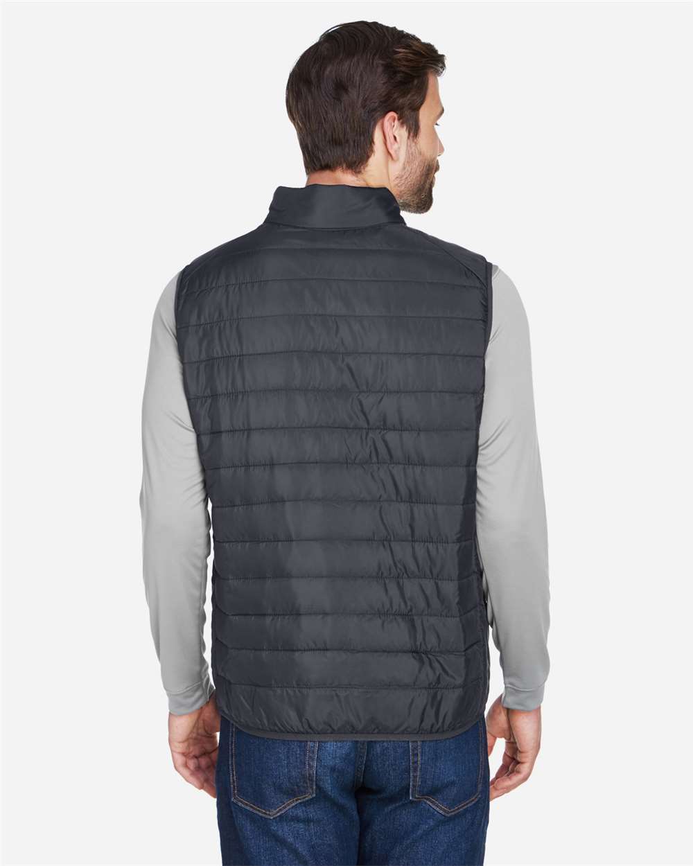 Core365 Men's Prevail Packable Puffer Vest - CE702 Carbon
