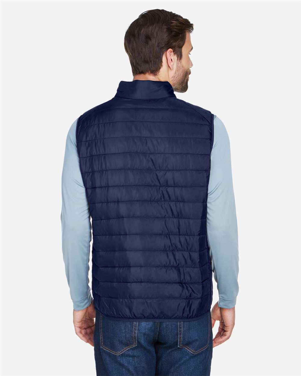 Core365 Men's Prevail Packable Puffer Vest - CE702 Classic Navy