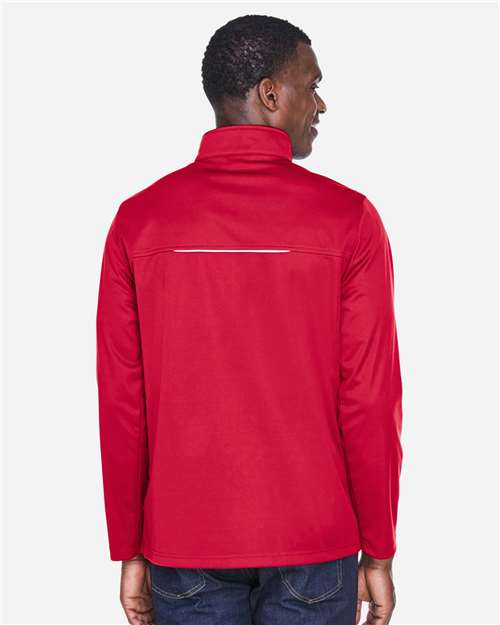 Core365 Men's Techno Lite Three-Layer Knit Tech-Shell - CE708 Classic Red