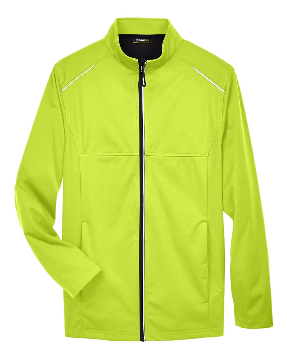 Core365 Men's Techno Lite Three-Layer Knit Tech-Shell - CE708 Safety Yellow