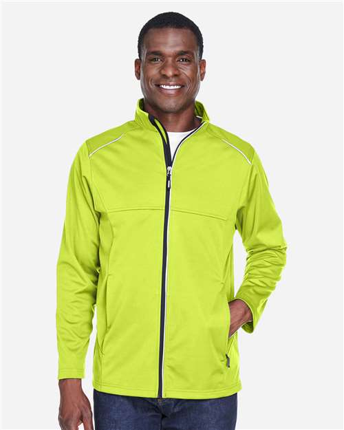 Core365 Men's Techno Lite Three-Layer Knit Tech-Shell - CE708 Safety Yellow