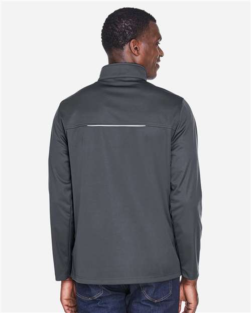 Core365 Men's Techno Lite Three-Layer Knit Tech-Shell - CE708 Carbon