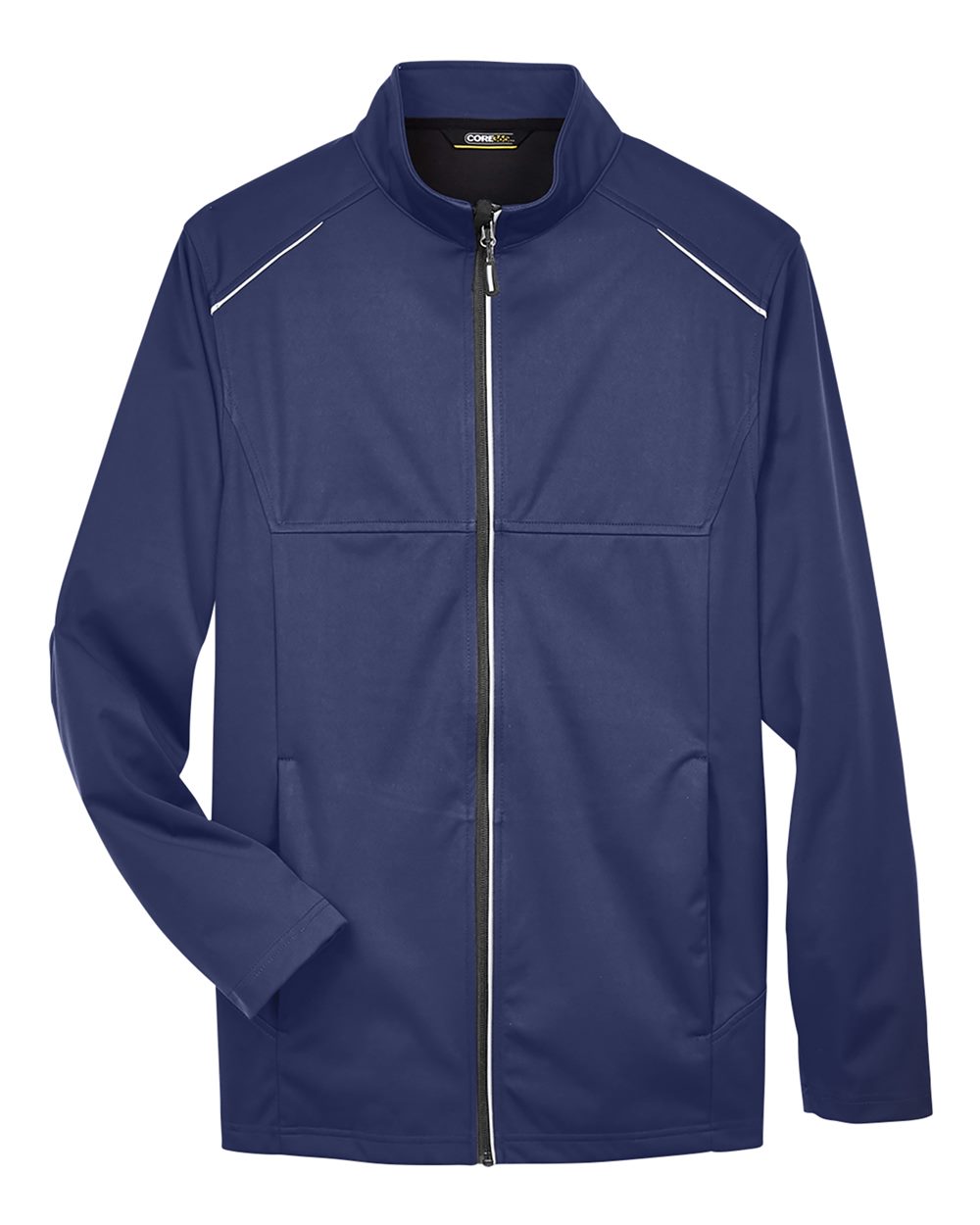 Core365 Men's Techno Lite Three-Layer Knit Tech-Shell - CE708 Classic Navy