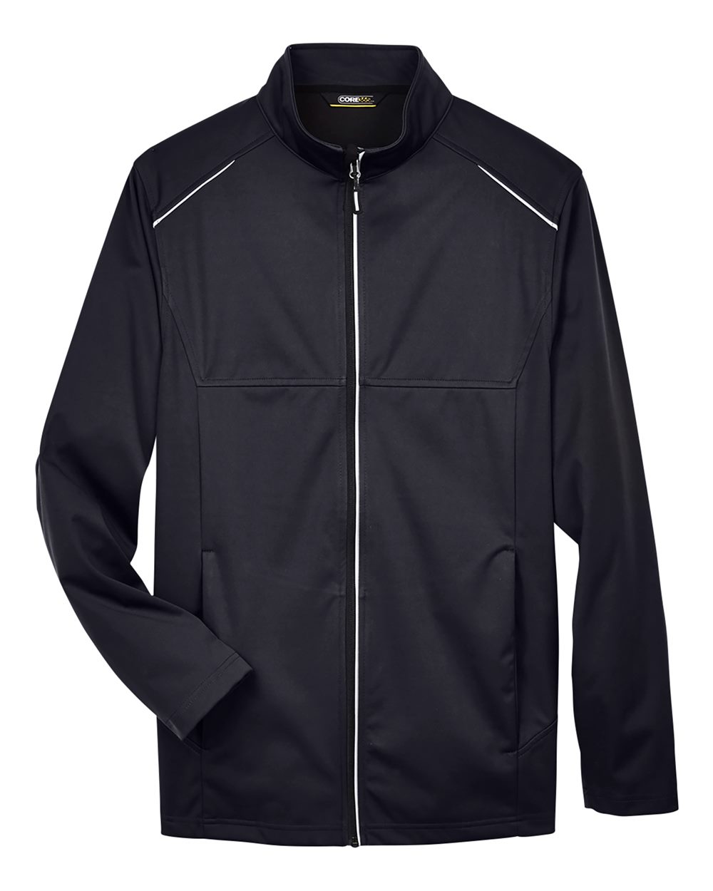 Core365 Men's Tall Techno Lite Three-Layer Knit Tech-Shell - CE708T Black