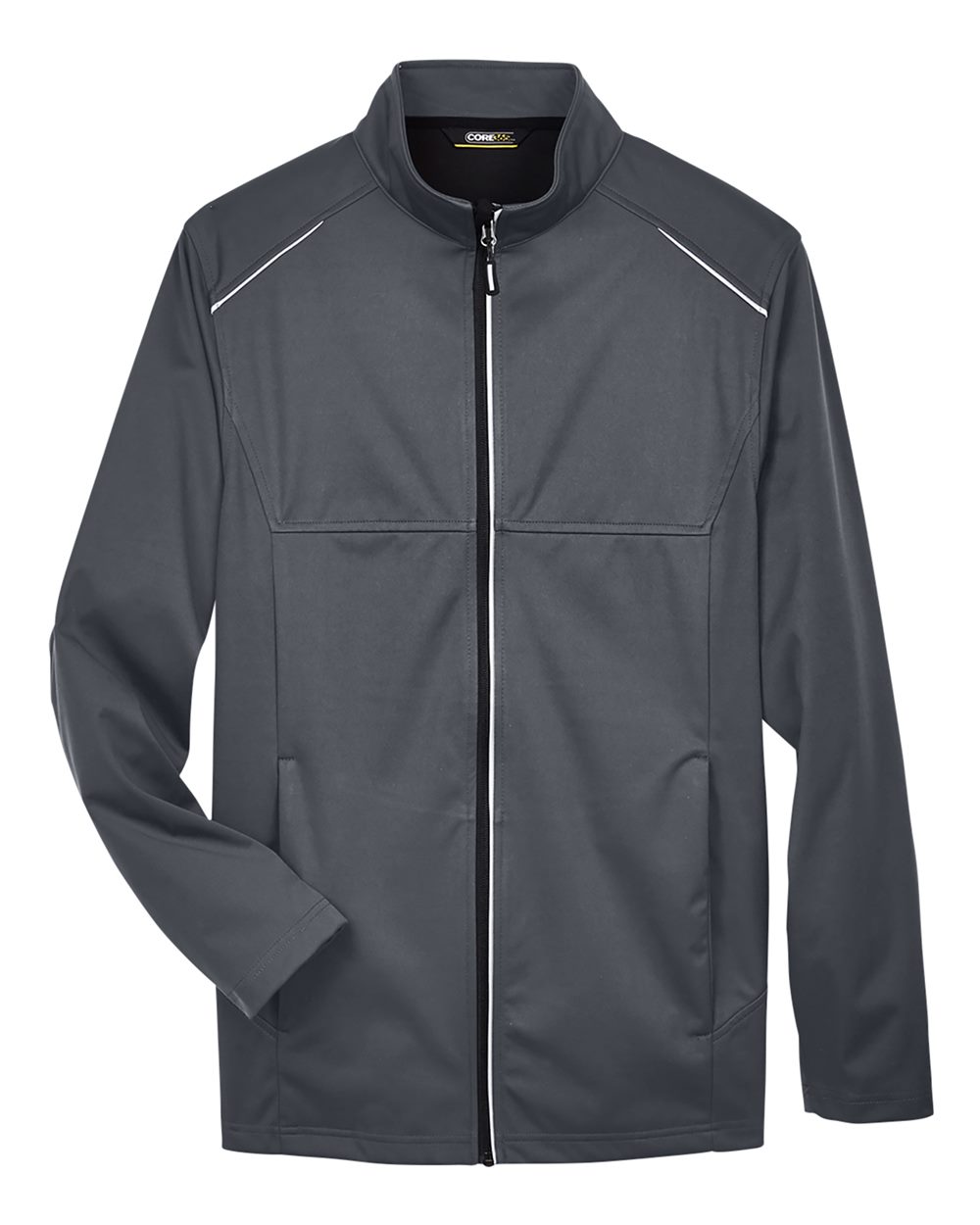 Core365 Men's Tall Techno Lite Three-Layer Knit Tech-Shell - CE708T Carbon