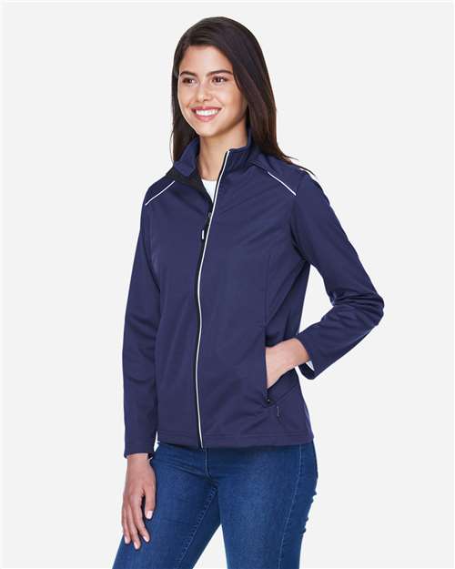 Core365 Women's Techno Lite Three-Layer Knit Tech-Shell - CE708W Classic Navy
