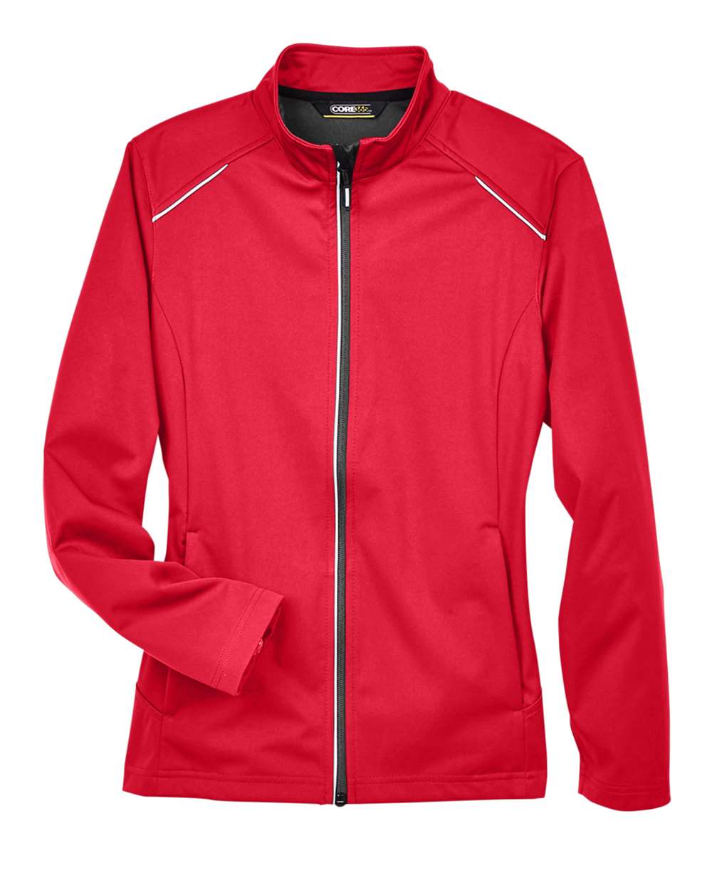 Core365 Women's Techno Lite Three-Layer Knit Tech-Shell - CE708W Classic Red