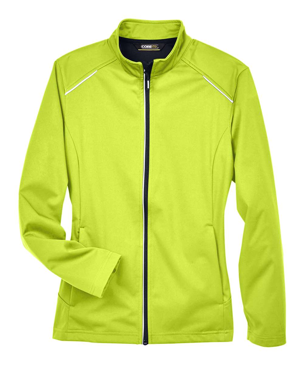 Core365 Women's Techno Lite Three-Layer Knit Tech-Shell - CE708W Safety Yellow