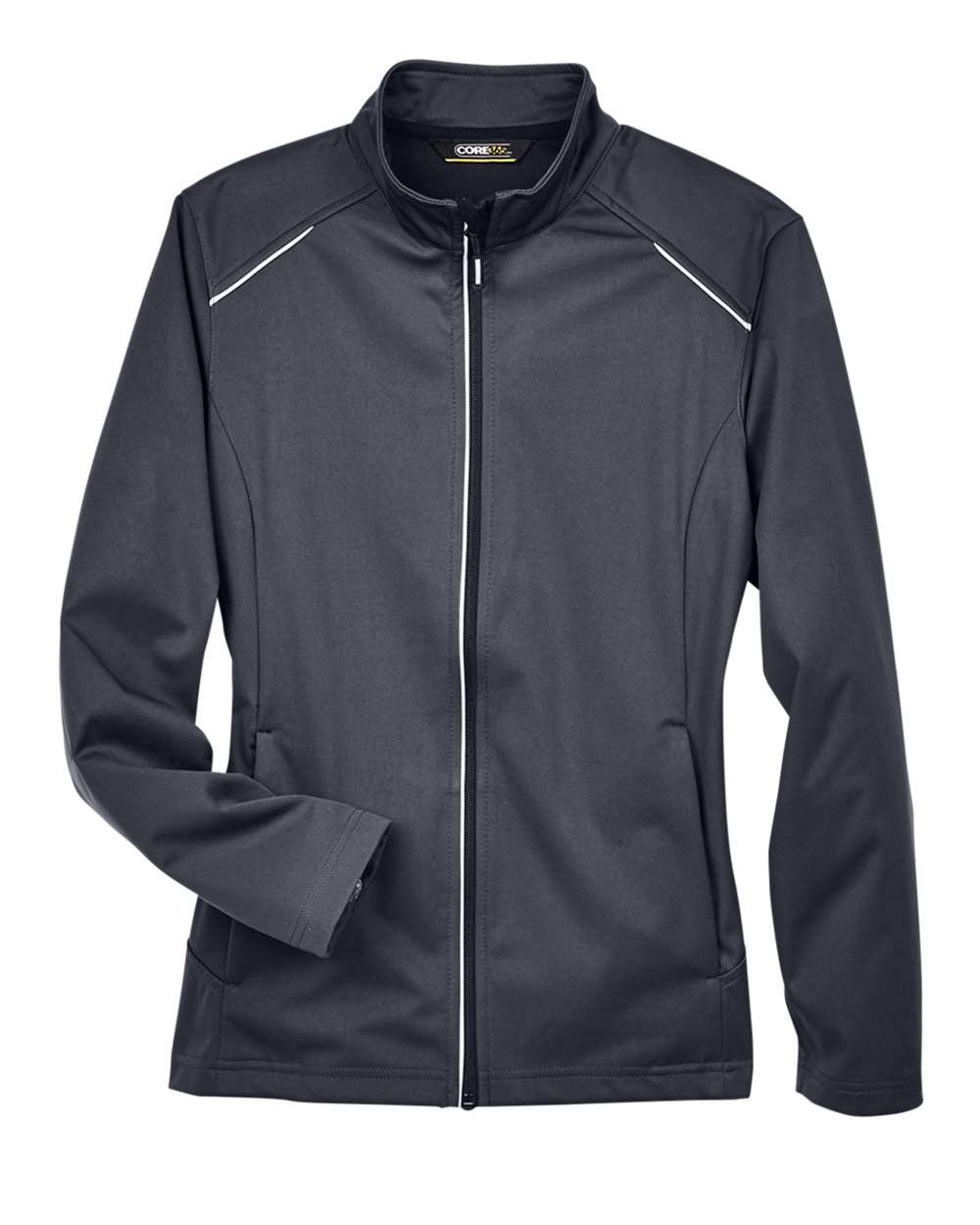 Core365 Women's Techno Lite Three-Layer Knit Tech-Shell - CE708W Carbon