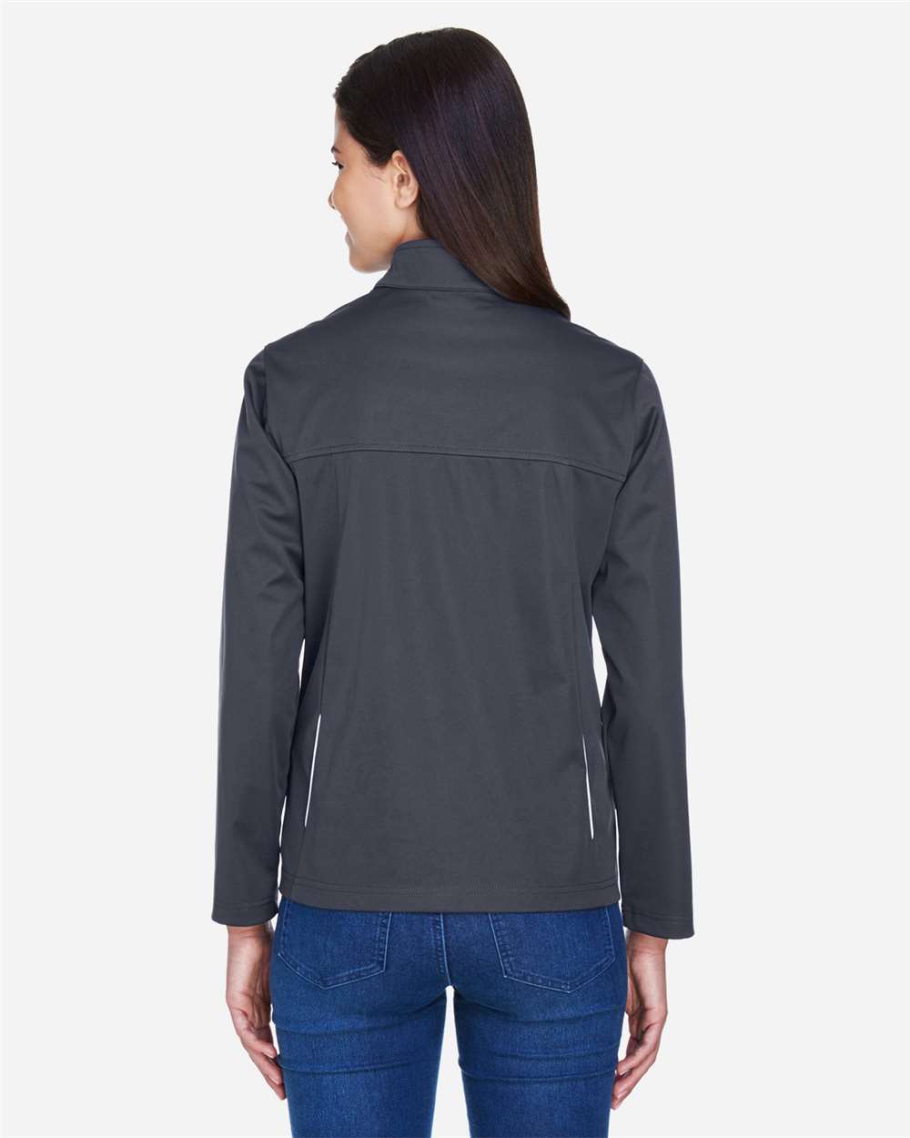 Core365 Women's Techno Lite Three-Layer Knit Tech-Shell - CE708W Carbon