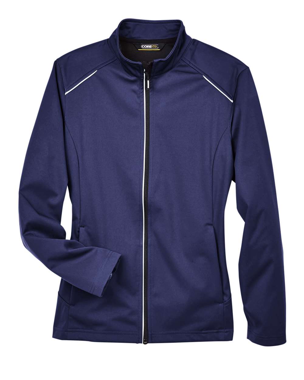 Core365 Women's Techno Lite Three-Layer Knit Tech-Shell - CE708W Classic Navy