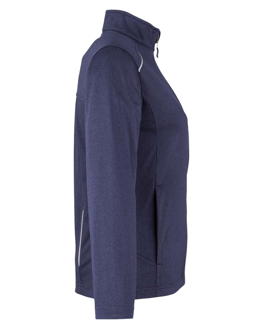 Core365 Women's Techno Lite Three-Layer Knit Tech-Shell - CE708W Classic Navy Heather