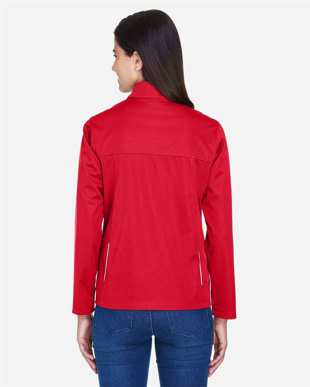Core365 Women's Techno Lite Three-Layer Knit Tech-Shell - CE708W Classic Red