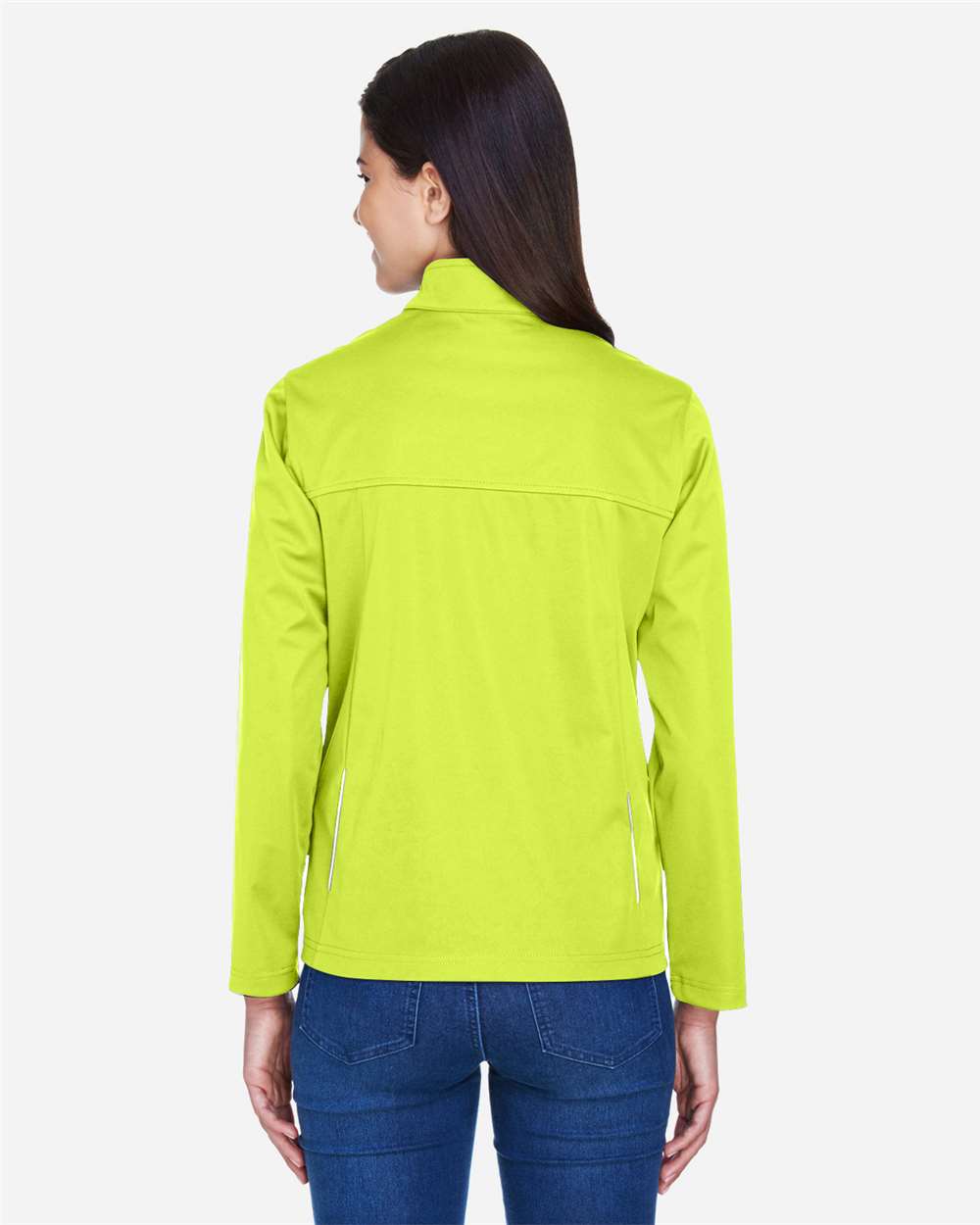 Core365 Women's Techno Lite Three-Layer Knit Tech-Shell - CE708W Safety Yellow
