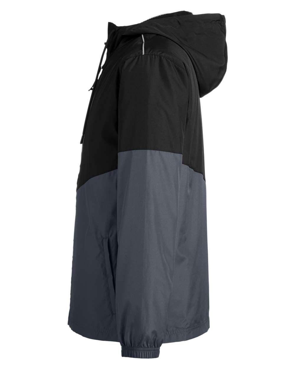 Core365 Unisex Techno Lite Colorblock Windbreaker - CE710 Black- Carbon