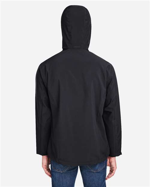 Core365 Men's Barrier Rain Jacket - CE712 Black