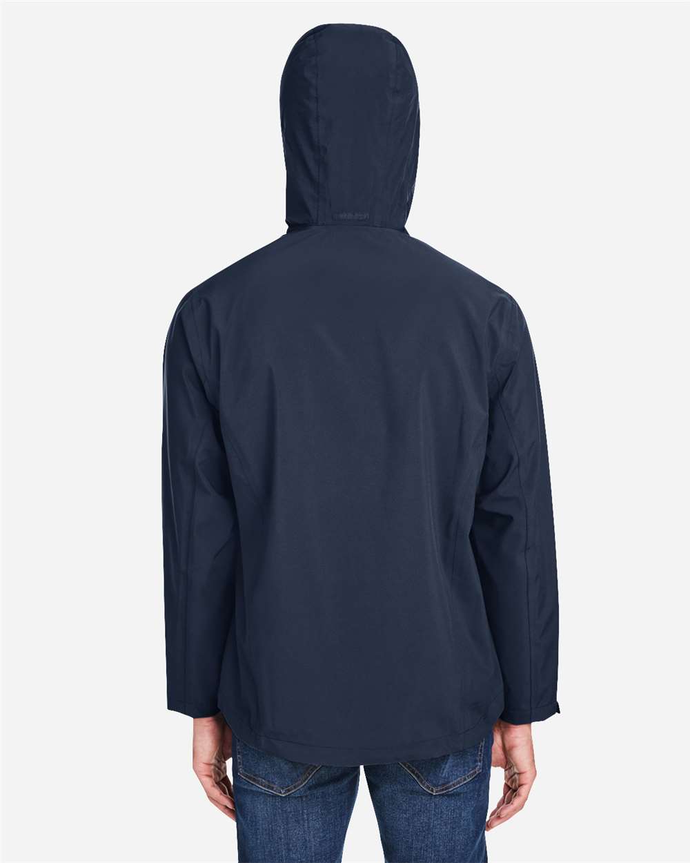 Core365 Men's Barrier Packable Waterproof Rain Jacket - CE712 Classic Navy