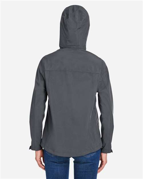 Core365 Women's Packable Rain Jacket - CE712W Carbon