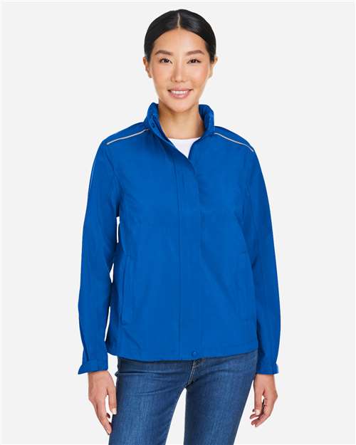 Core365 Women's Packable Rain Jacket - CE712W True Royal
