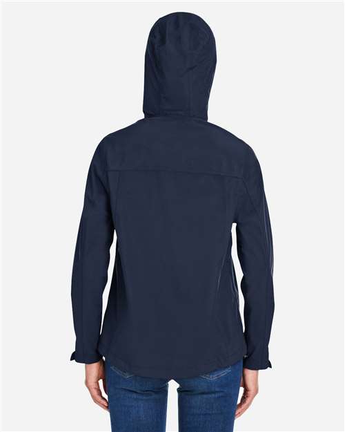 Core365 Women's Packable Rain Jacket - CE712W Classic Navy