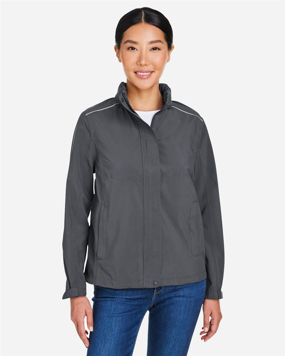 Core365 Women's Barrier Packable Waterproof Rain Jacket - CE712W