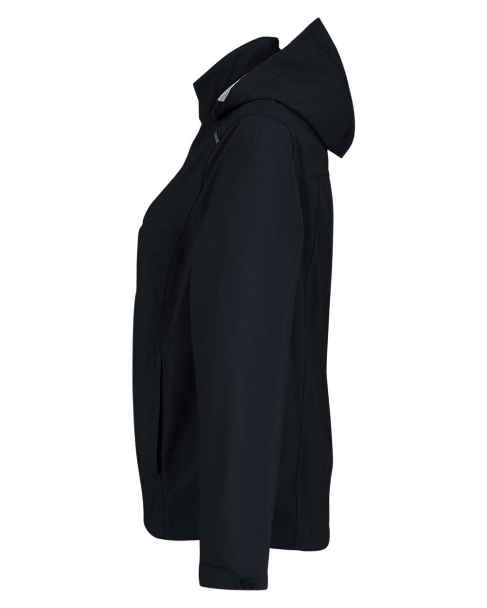 Core365 Women's Barrier Packable Waterproof Rain Jacket - CE712W Black