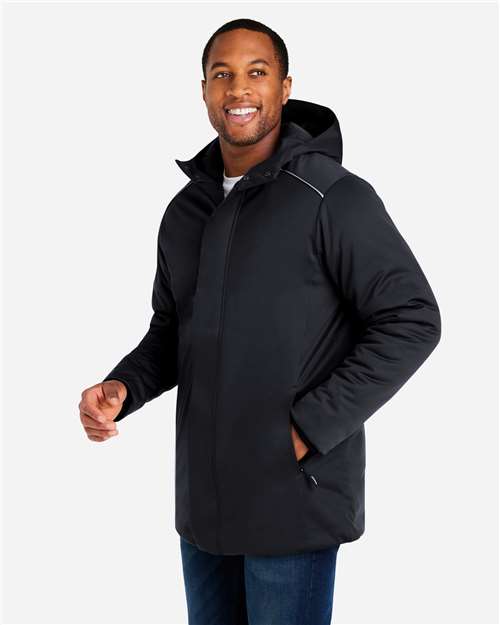 Core365 Unisex Techno Lite Flat-Fill Insulated Jacket - CE715 Black